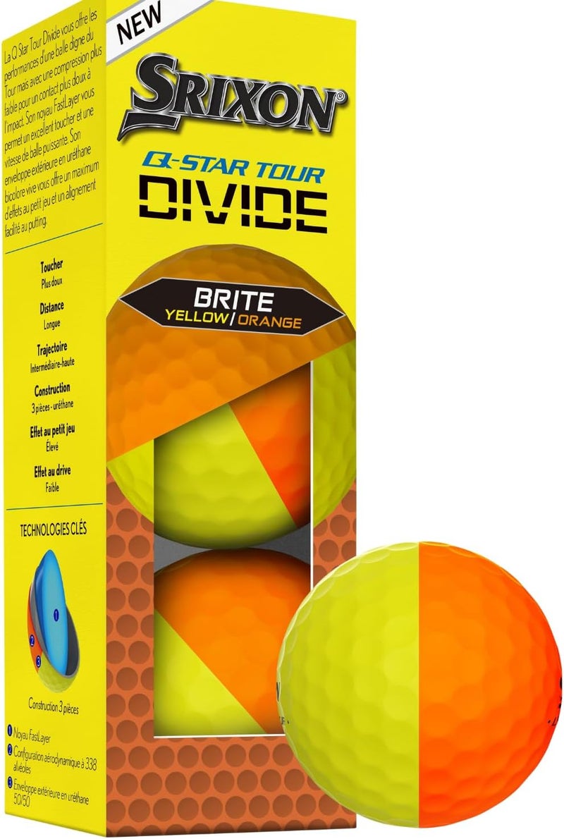 Srixon Q-Star Tour Divide Golf Balls - Image 5